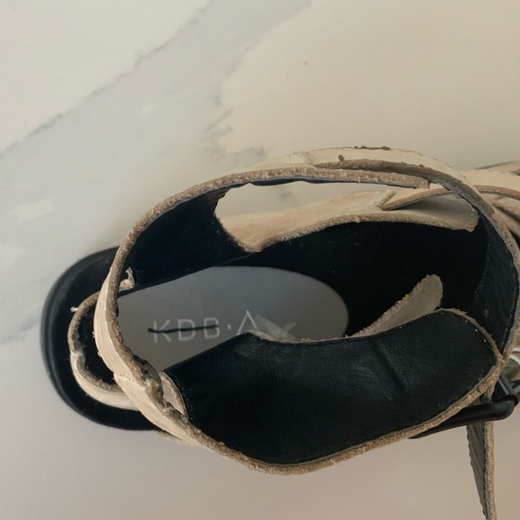 Light beige gladiator sandals - Picture 3 of 4